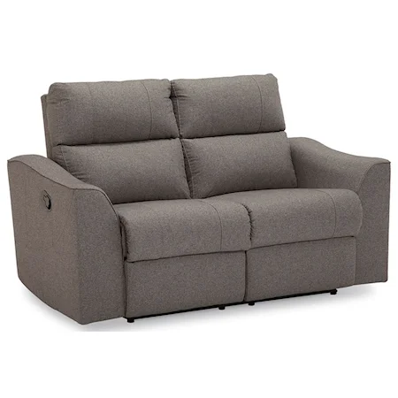 Contemporary Reclining Loveseat